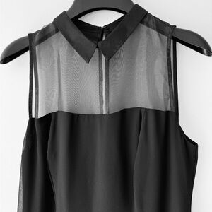 Pre-owned BCGeneration Party Cocktail Black Midi DRESS, Size 0